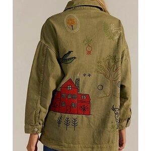 NWT We The Free Madison City Embroidered Jacket